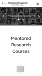 Mobile Screenshot of mentored-research.com